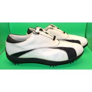 Footjoy LoPro Collection Men's Black & White Golf Shoes Sz 9.5